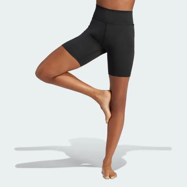 adidas Women's All Me Essentials 7-Inch Short Leggings - Black -  Size: XS