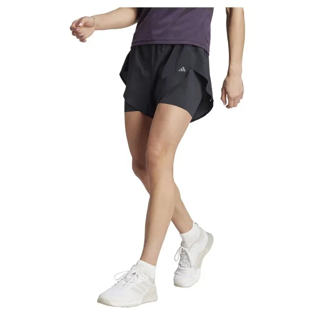 Adidas Designed For Training Hiit 2 In 1 Shorts  - Black