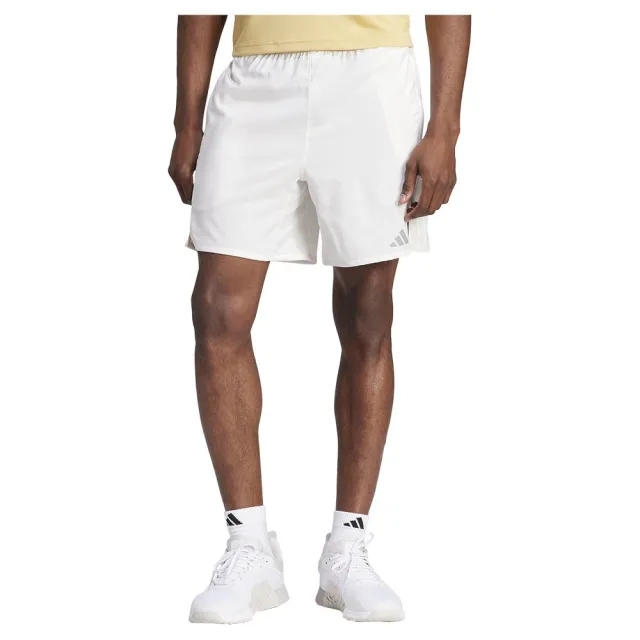 Adidas Hiit Mes 3 Stripes 7 Shorts  - White
