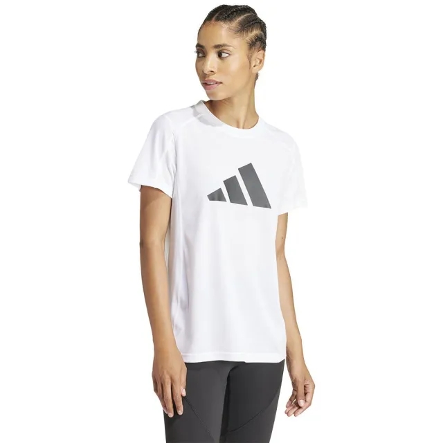Adidas Train Essentials Logo Short Sleeve T-shirt  - White