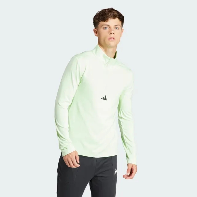 adidas Men Workout Quarter Zip Track Top