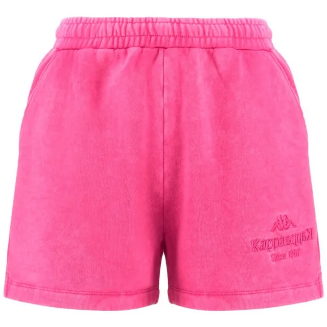 Kappa Lass Authentic Premium Shorts  - Pink