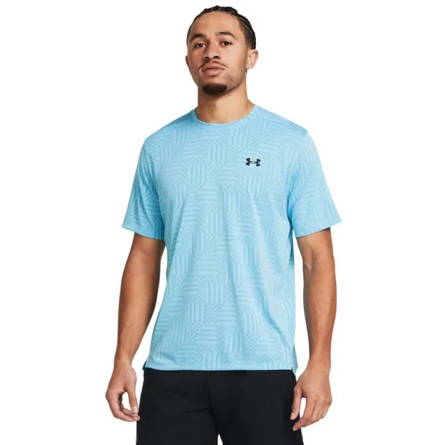 Under Armour UA Tech Vent Geo T-Shirt - Blue - Size 2XL - Blue