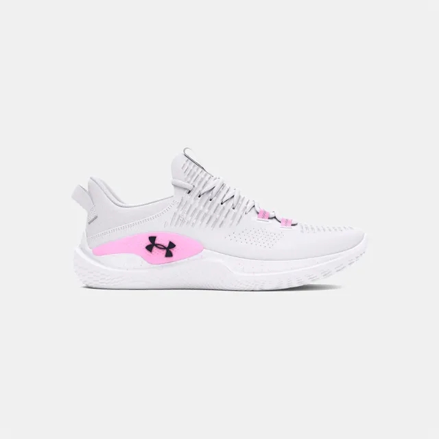 Women's  Under Armour  Dynamic IntelliKnit Training Shoes White / Stellar Pink / Black 3.5
