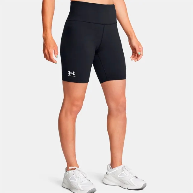 Women's  Under Armour  Rival 7 Shorts Black / White XXL