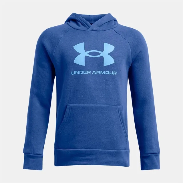 Under Armour Rival Fleece Big Logo Hoodie  - Blue
