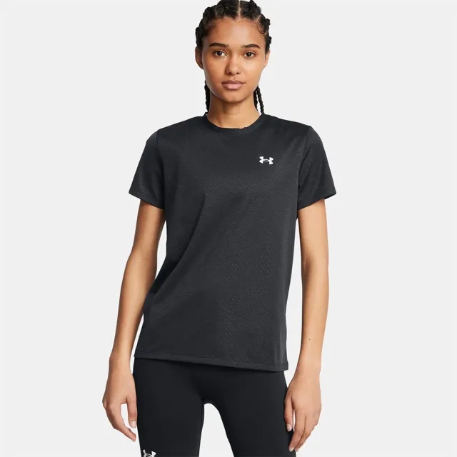 Women's  Under Armour  Tech™ Riddle Short Sleeve Black / White S