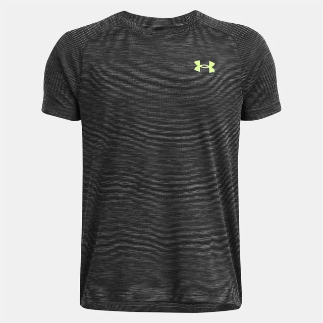 Under Armour Junior Tech Textured Short Sleeved T-Shirt - Grey - Size L/B - Grey