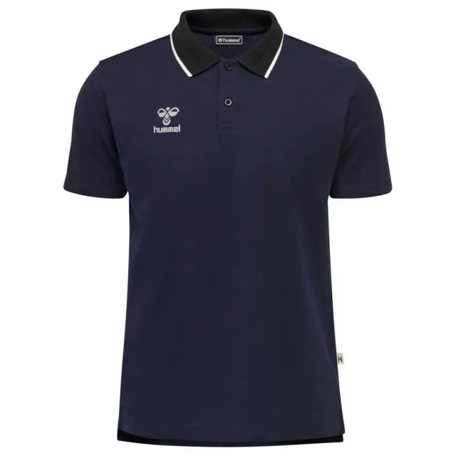 Hummel Move Short Sleeve Polo  - Blue