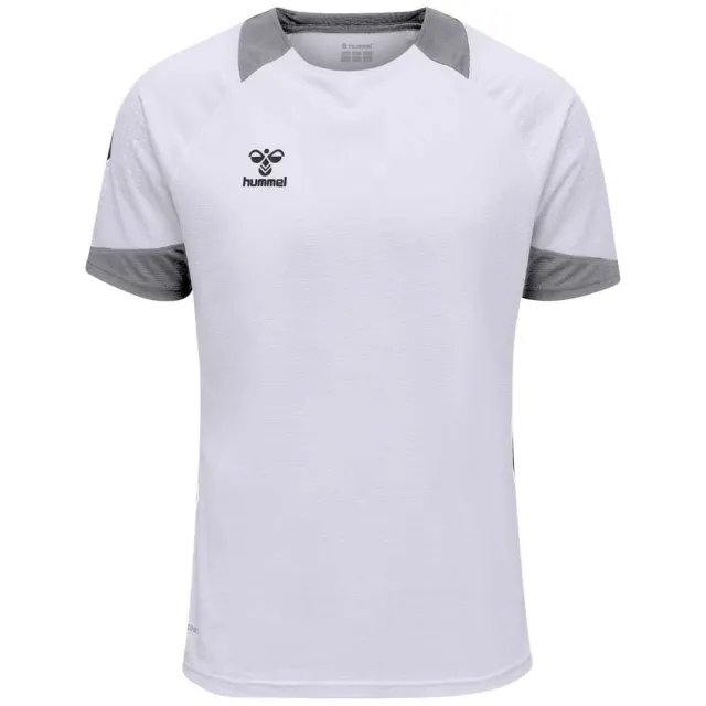 Hummel Lead Poly Short Sleeve T-shirt  - White