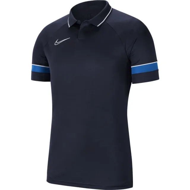 Nike Dri Fit Academy Short Sleeve Polo  - Blue