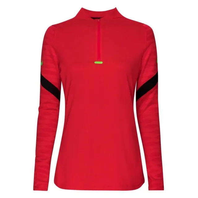 Nike - DONNA Felpa Dri-FIT Strike Rosso-Nera