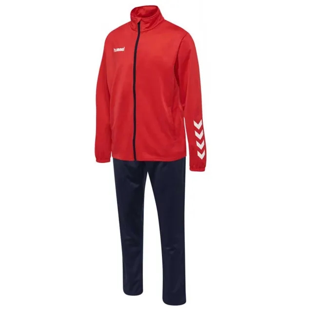 Hummel Promo Tracksuit - ['Red']