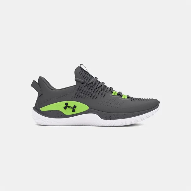 Men's  Under Armour  Dynamic IntelliKnit Training Shoes Titan Gray / Morph Green / Midnight Navy 8.5