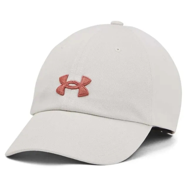 Women's  Under Armour  Blitzing Adjustable Cap White Clay / Canyon Pink OSFM