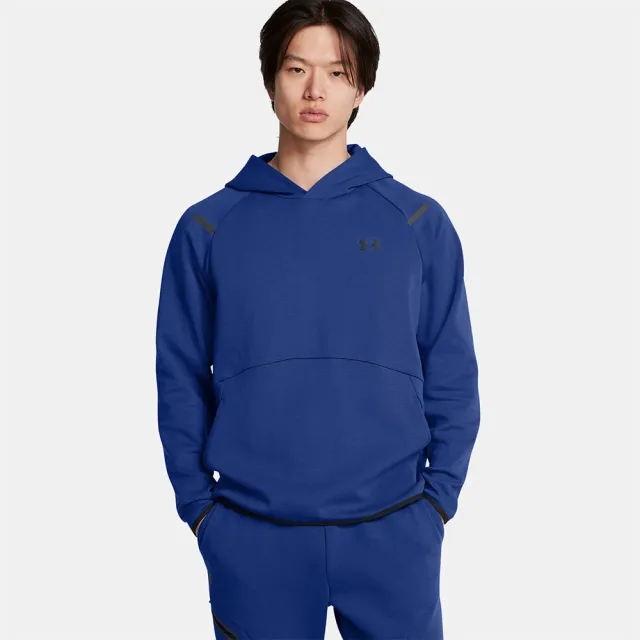 Men's  Under Armour  Unstoppable Fleece Hoodie Tech Blue / Black XL