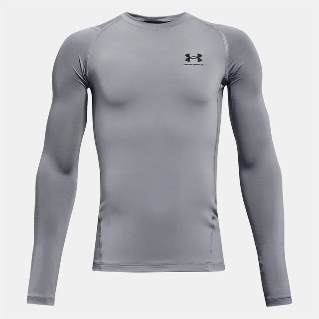 Under Armour Boys' HeatGear® Armour Long Sleeve Steel / Black YXL (63 - 67 in)