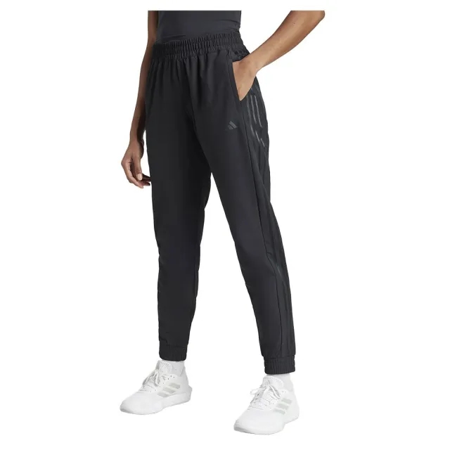 Adidas Pacer All Gym 3 Stripes Woven Joggers  - Black