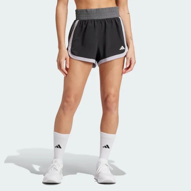 adidas Pacer Woven Training Colorblock High-Rise Shorts