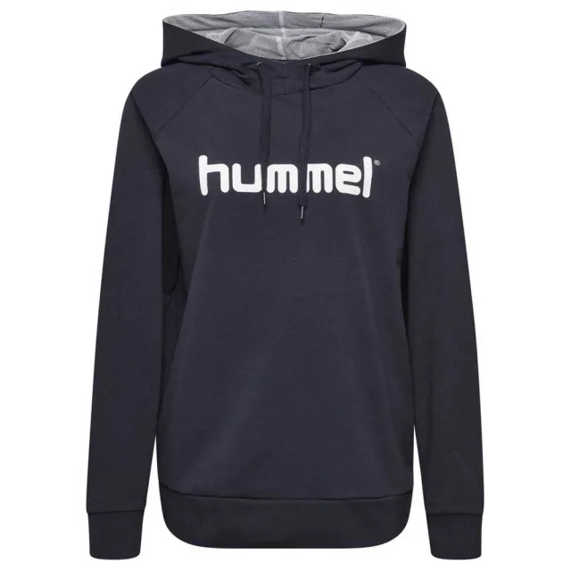 Hummel Go Logo Hoodie  - Black