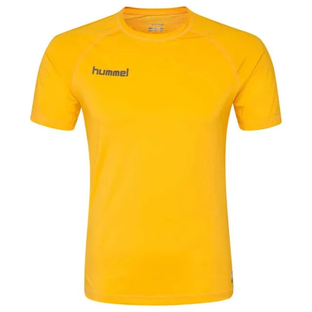 Hummel First Performance Short Sleeve T-shirt  - Yellow