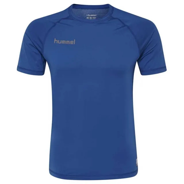 Hummel First Performance Short Sleeve T-shirt  - Blue