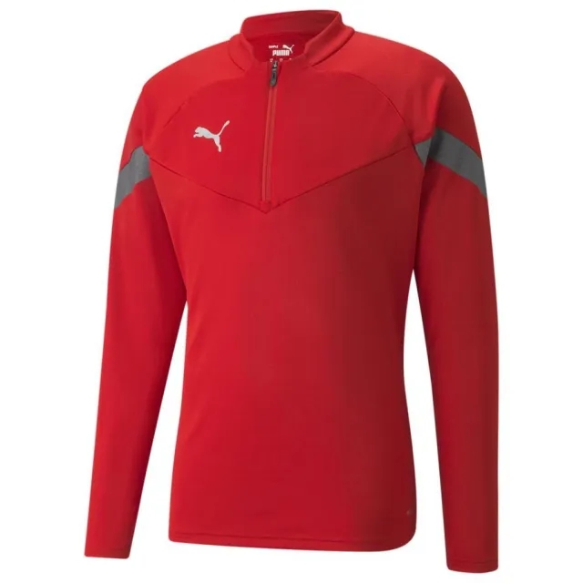 Puma Training Shirt Teamfinal 1/4 Zip - ['Red']
