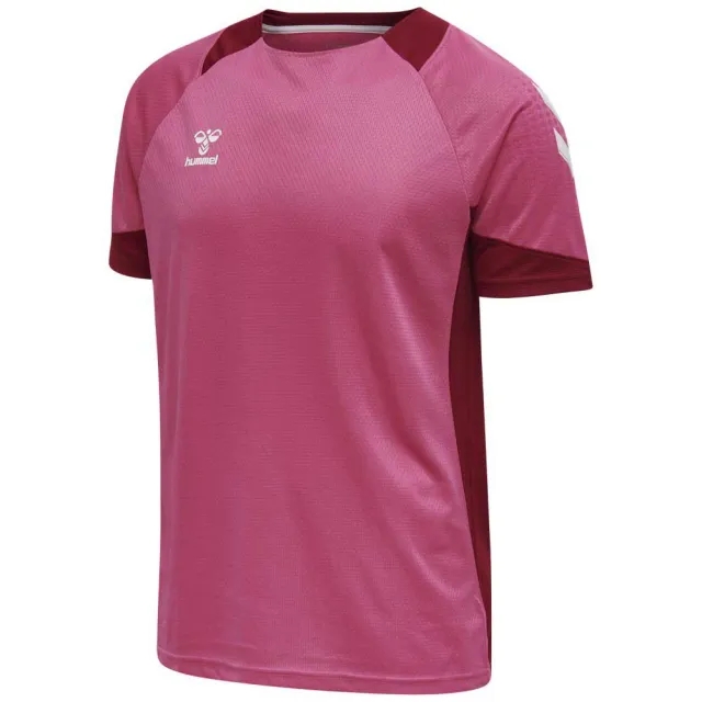 Hummel Lead Poly Short Sleeve T-shirt  - Pink