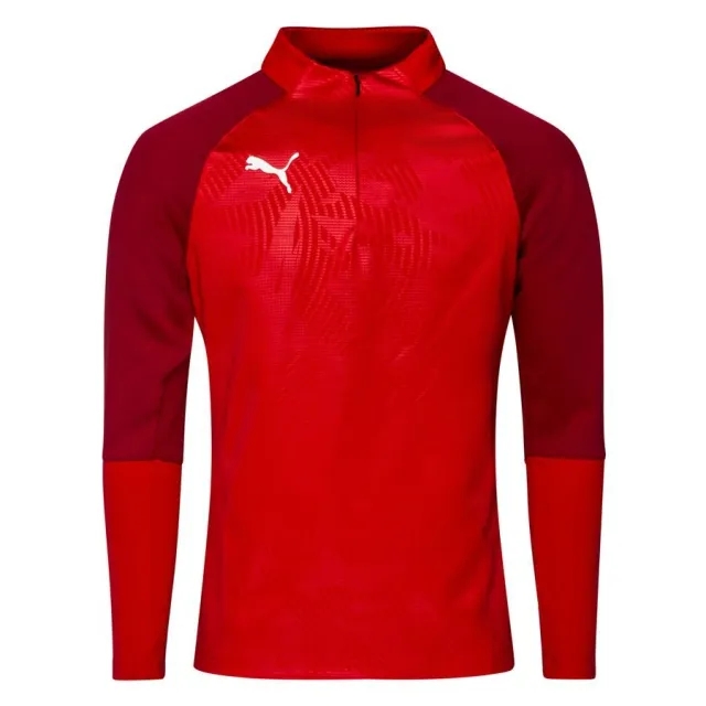 Puma Training Shirt Cup 1/4 Zip Core - ['Red']