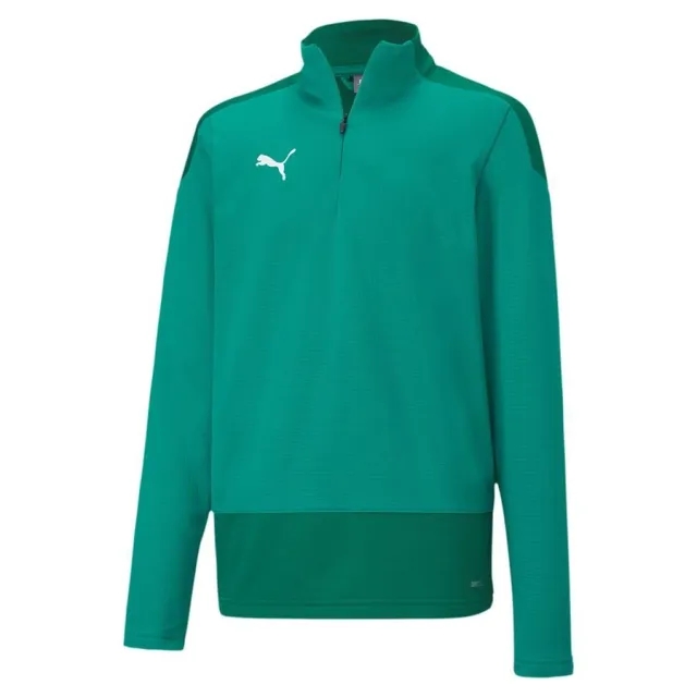 Puma Teamgoal 23 Training quarter Zip Top Jr Fleece Unisex Kids - Green