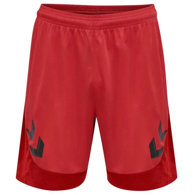 Hummel Lead Poly Shorts  - Red