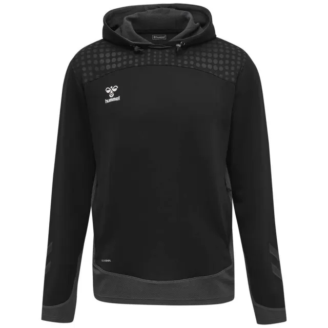 Hummel Lead Poly Hoodie  - Black