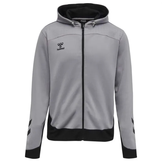 Hummel Lead Poly Full Zip Sweatshirt  - Grey