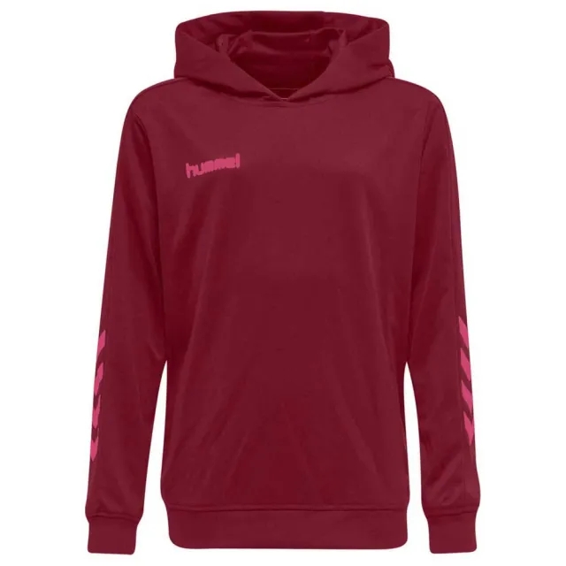Hummel Promo Poly Hoodie - ['Red']