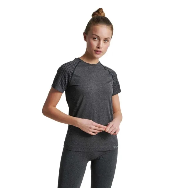 Hummel Ci Seamless Short Sleeve T-shirt  - Grey