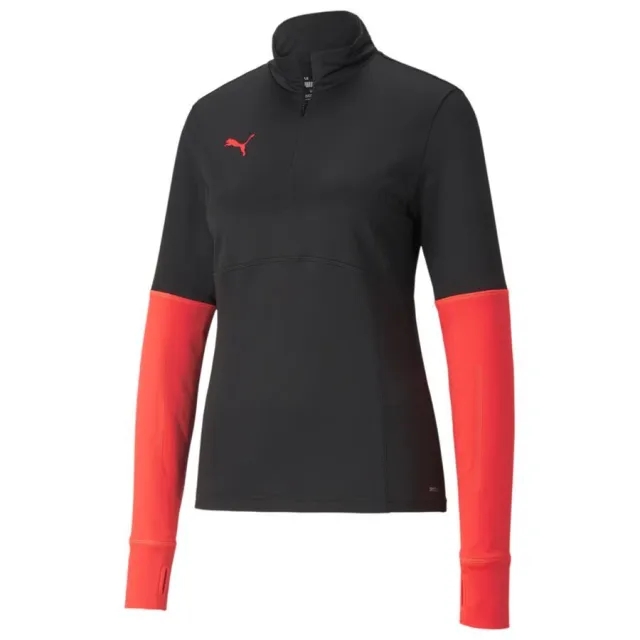 Puma Individualcup Women 1/4 Zip Top - ['Black']