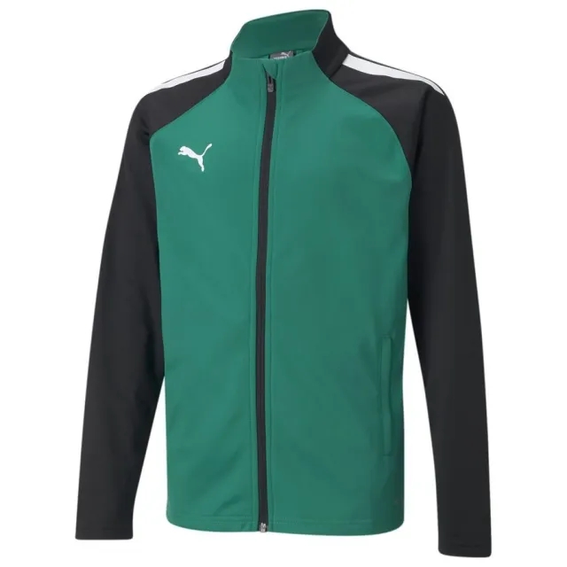 Puma Teamliga Training Jacket - Green/Puma Black - ['Green']
