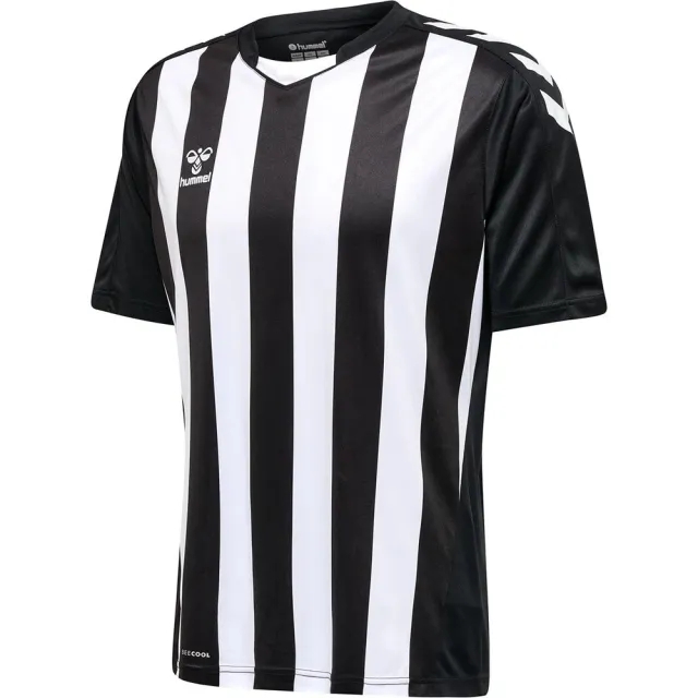 Hummel Hmlcore Xk Striped Short Sleeve T-shirt  - Black