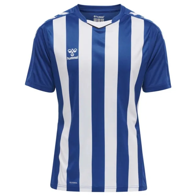 Hummel Core Xk Striped Short Sleeve T-shirt  - Blue