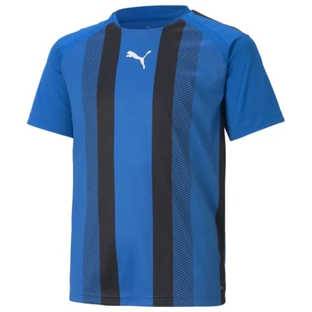 Puma Teamliga Striped Jersey Junior - ['Blue']