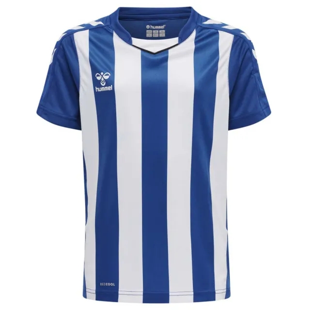 Hummel Core Xk Striped Short Sleeve T-shirt  - Blue