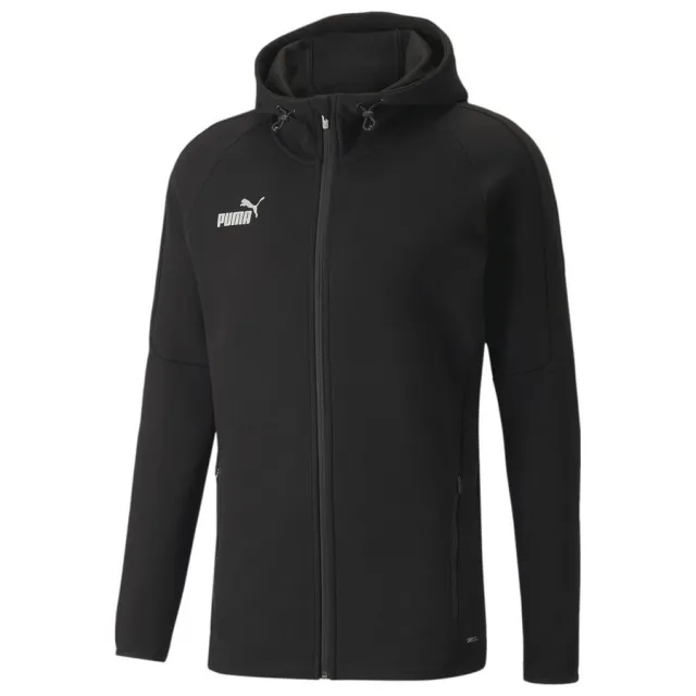 Puma Jacket Teamfinal Casuals Hooded - ['Black']