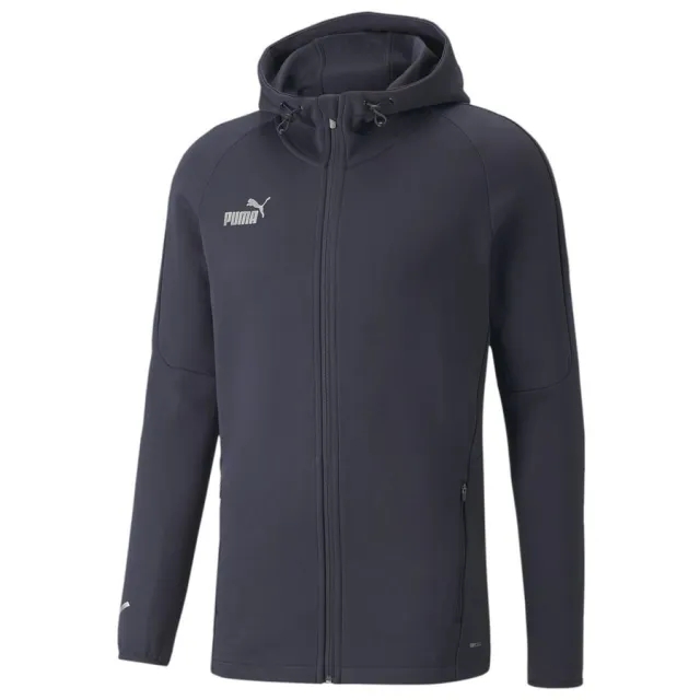 Puma Jacket Teamfinal Casuals Hooded - ['Blue']