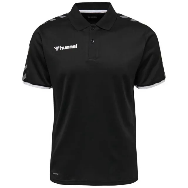 Hummel Authentic Functional Short Sleeve Polo  - Black