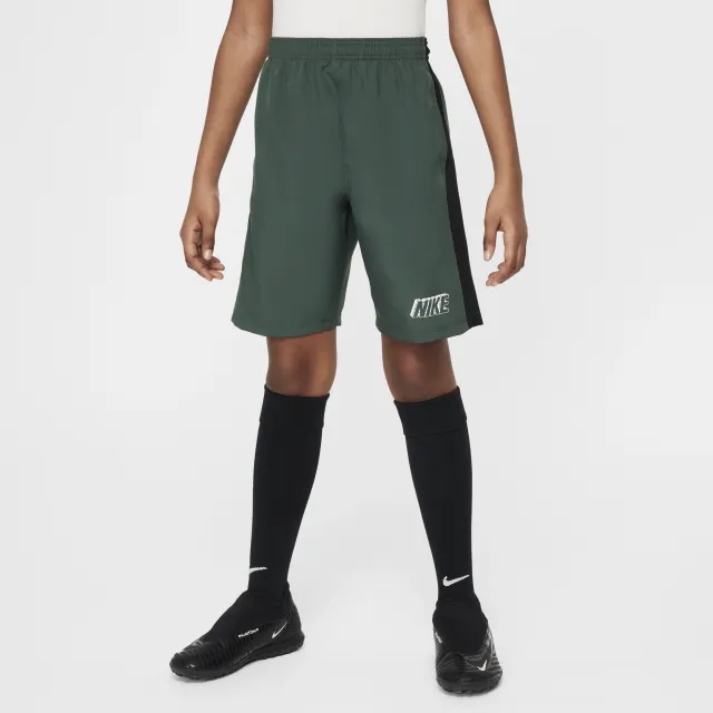 Nike Dri-FIT Academy Big Kids' Graphic Soccer Shorts - Grey