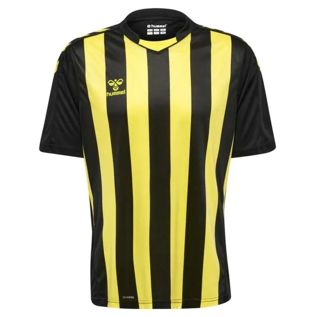 Hummel Playershirt Hmlcore Xk Striped - ['Black', 'Yellow']