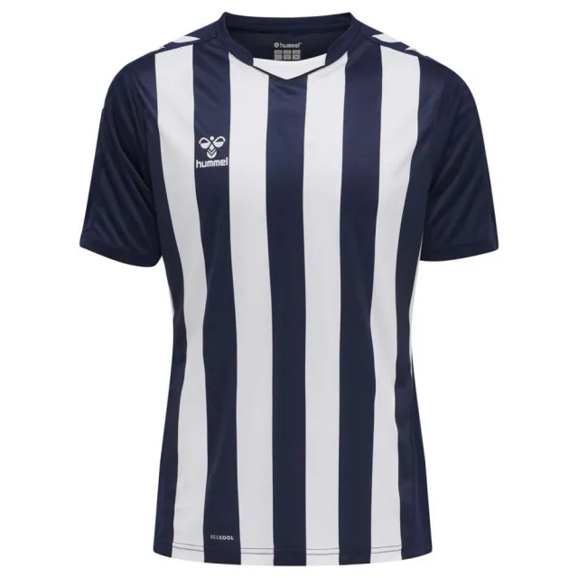 Hummel Core Xk Striped Short Sleeve T-shirt  - Blue