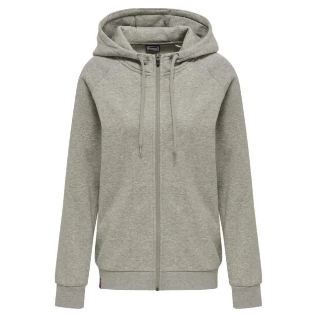 Hummel Red Classic Full Zip Sweatshirt  - Grey