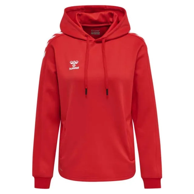 Hummel Core Xk Poly Hoodie  - Red