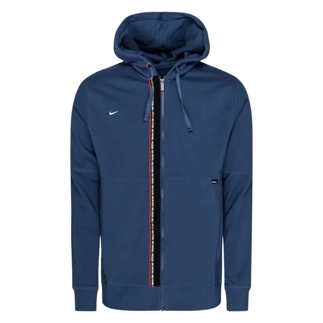 Nike F.C. Hoodie Tribuna Fleece - ['Blue']